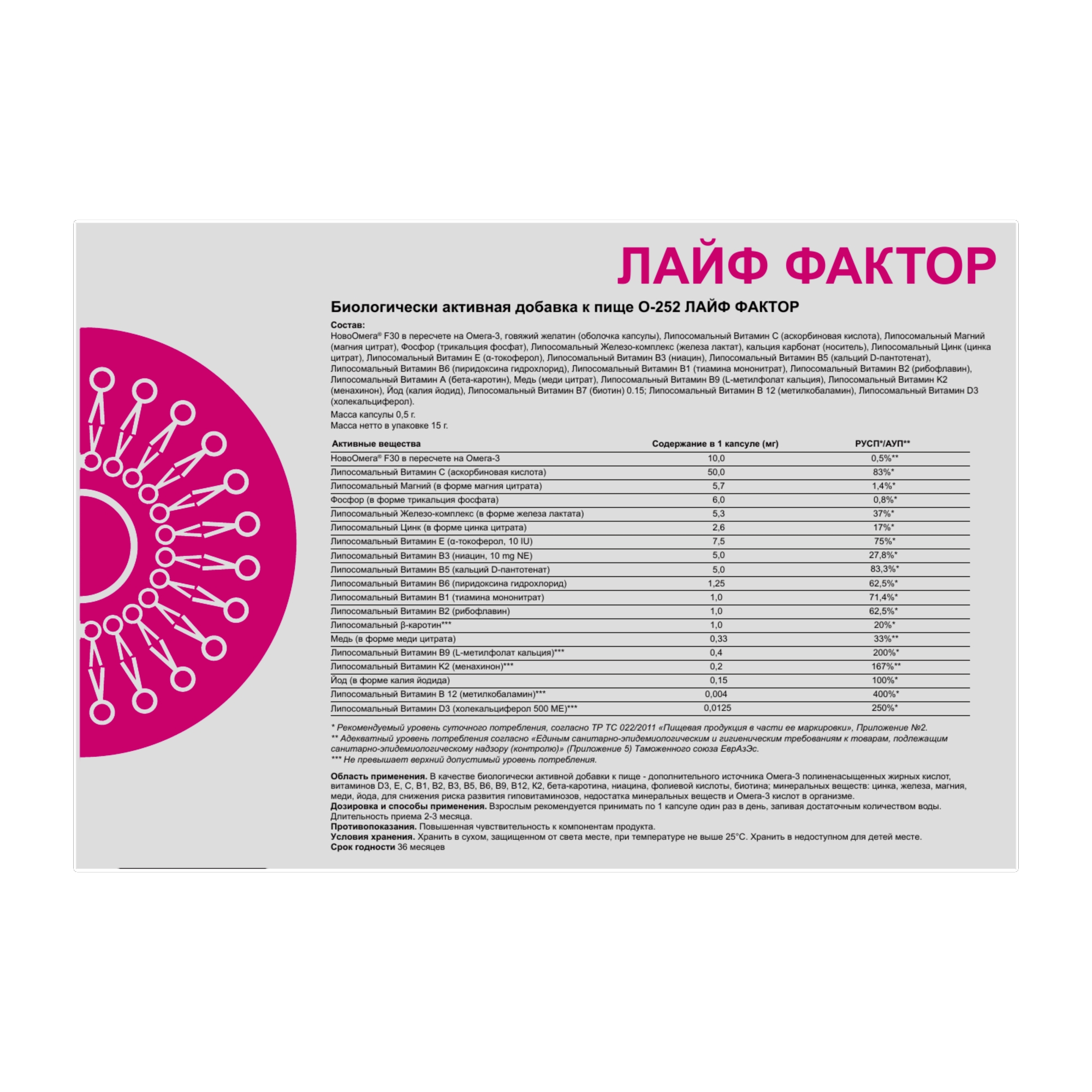 O-252 ЛАЙФ ФАКТОР